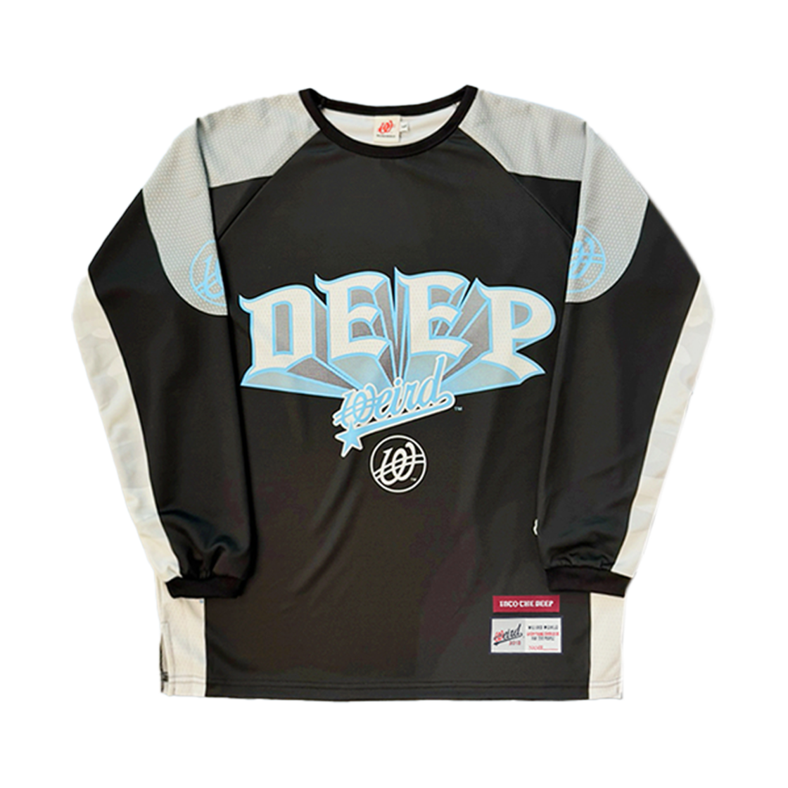 위얼드월드 x 인투더딥 져지 블랙(Weird World x In To The Deep Jersey Black)