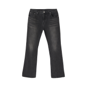 HYII Semi Flare Boot Cut Jeans Black