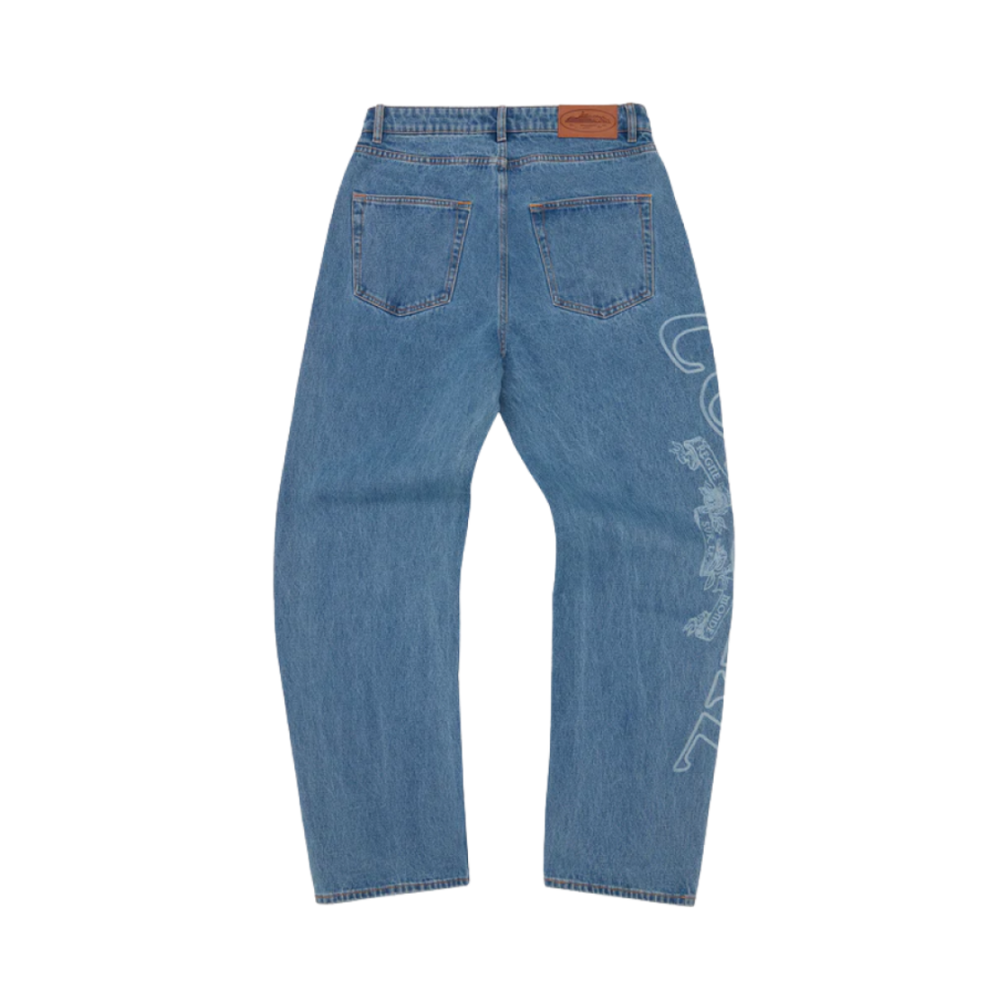 코르테이즈 슈페리어 로얄 데님 진 워시드 블루(Corteiz Superior Royale Denim Jeans Washed Blue) - 2