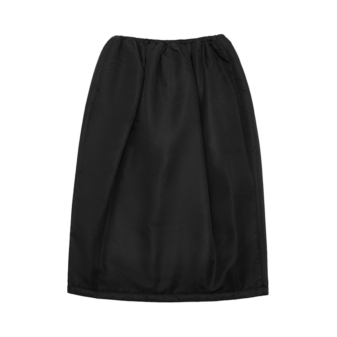 KW4DSKLAM21BK Amomento Women Quilted Reversible Padded Skirt Black - 24FW