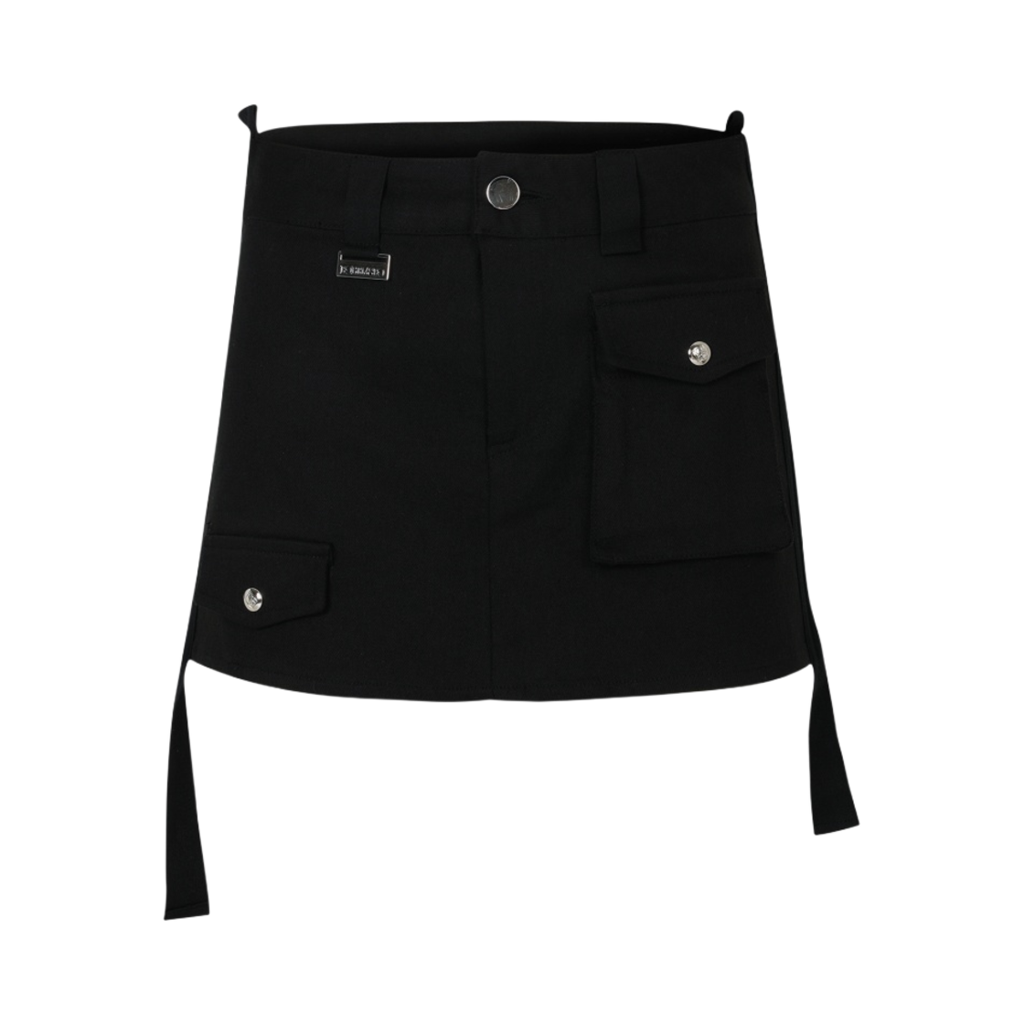 (W) 보헤미안 서울 바이커 미니 스커트 블랙((W) Bohemian Seoul Biker Mini Skirt Black)