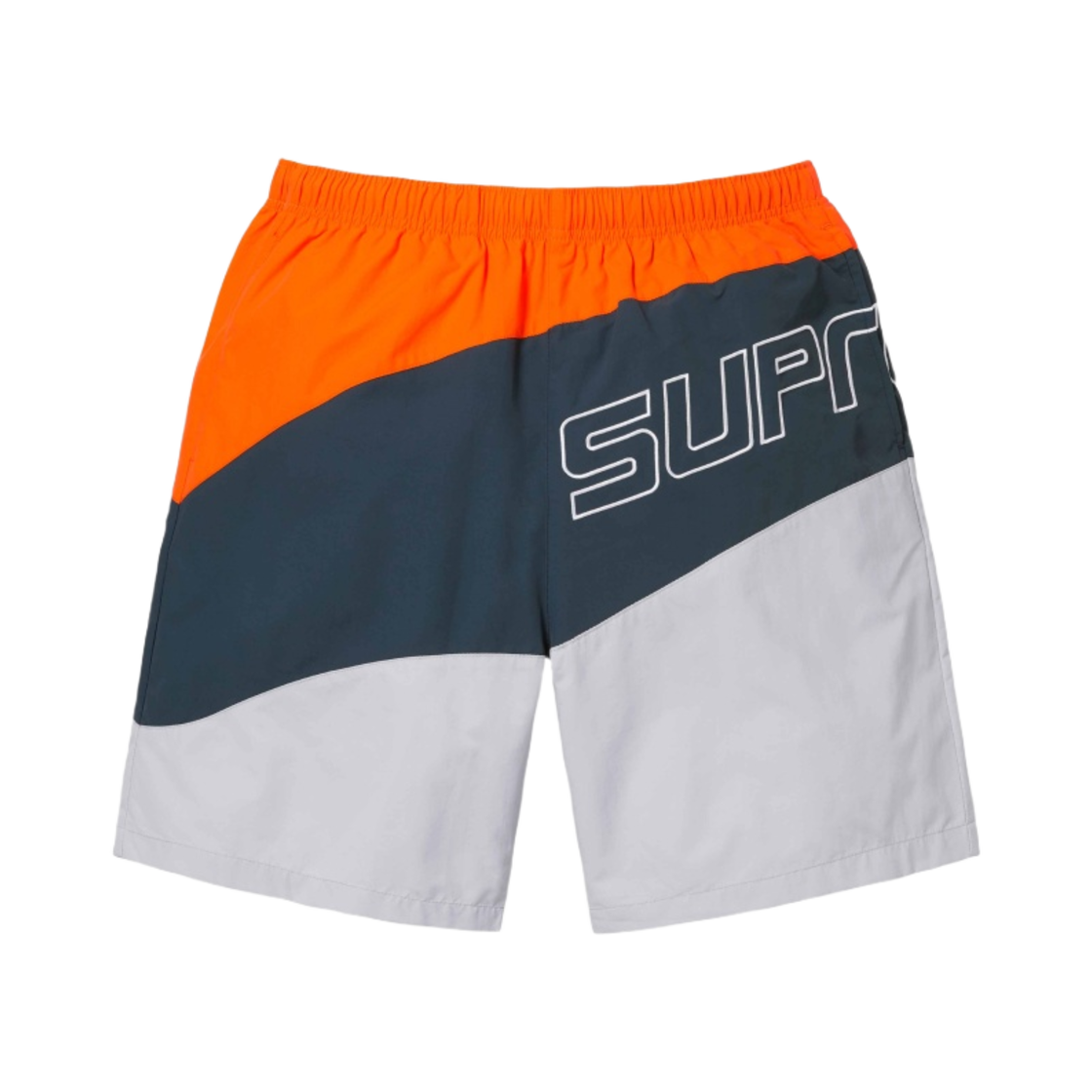 - Supreme Curve Nylon Short Grey - 24SS
