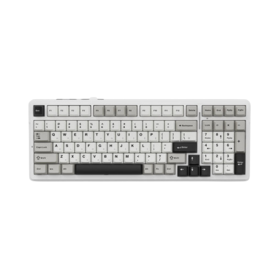 아우라 F99 유무선 가스켓 마운트 기계식 키보드 화이트 한글 자판 (국내 정식 발매 제품)(Aula F99 Wired/Wireless Gasket Mount Mechanical Keyboard White Korean Layout (Korean Ver.))