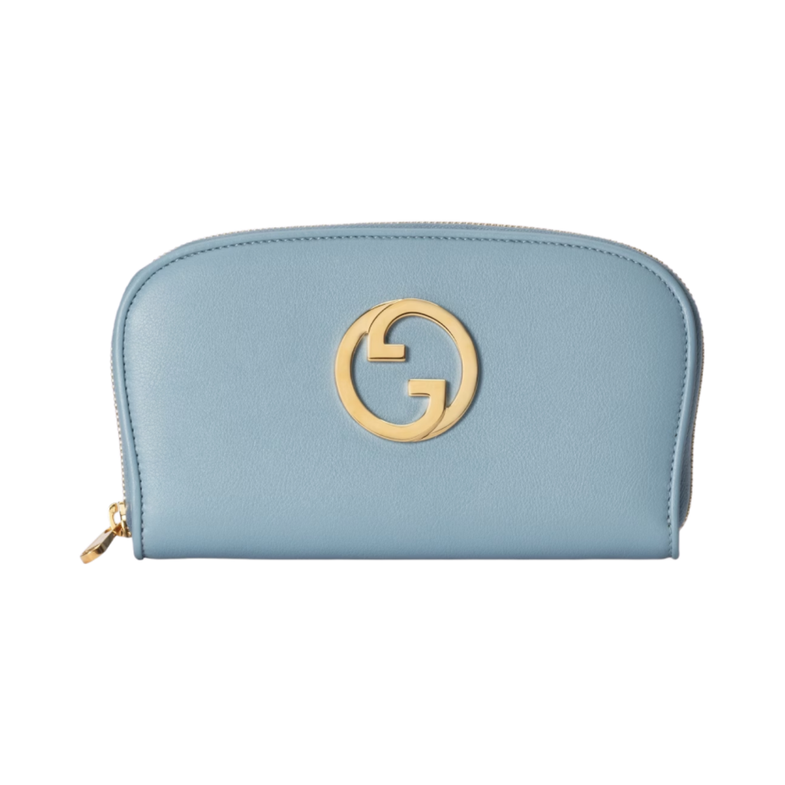 구찌 블론디 집 어라운드 지갑 라이트 블루 레더(Gucci Blondie Zip Around Wallet Light Blue Leather) - 1