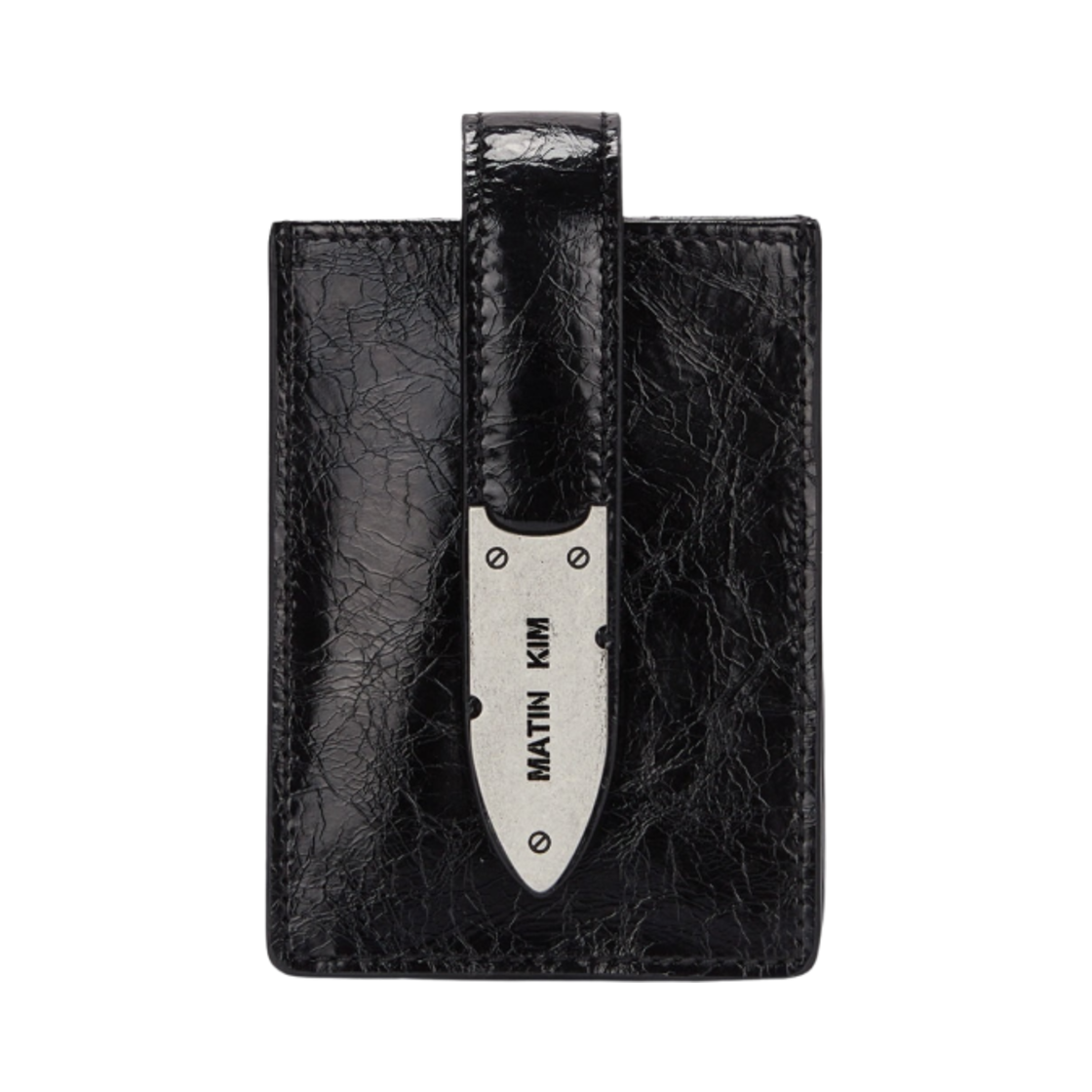 마뗑킴 아코디언 네클리스 지갑 블랙(Matin Kim Accordion Necklace Wallet Black)