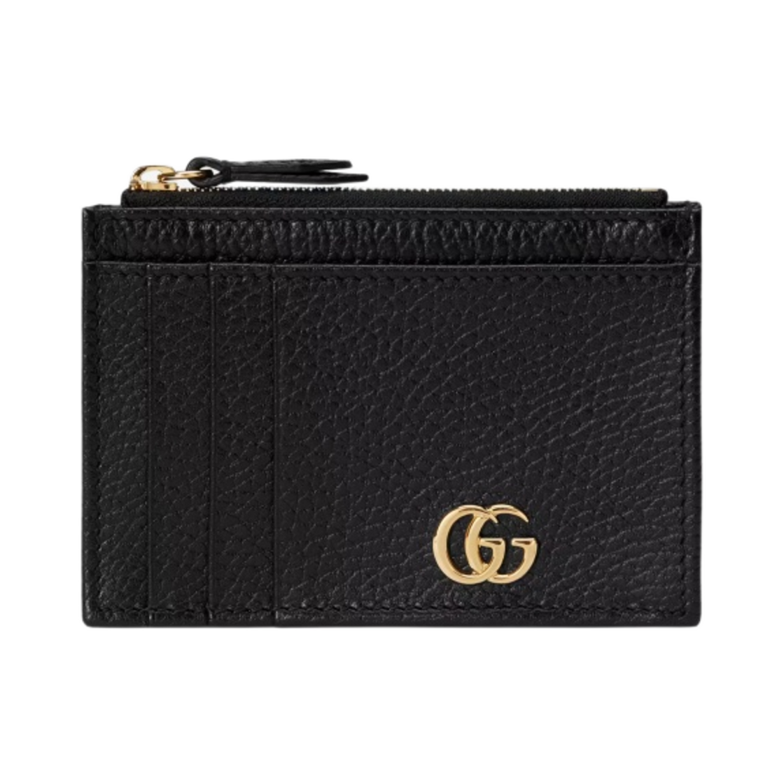 구찌 GG 마몽 지퍼 카드 케이스 블랙(Gucci GG Marmont Zip Card Case Black) - 1