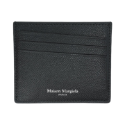 Maison Margiela Grainy Smooth Leather Card Holder Black