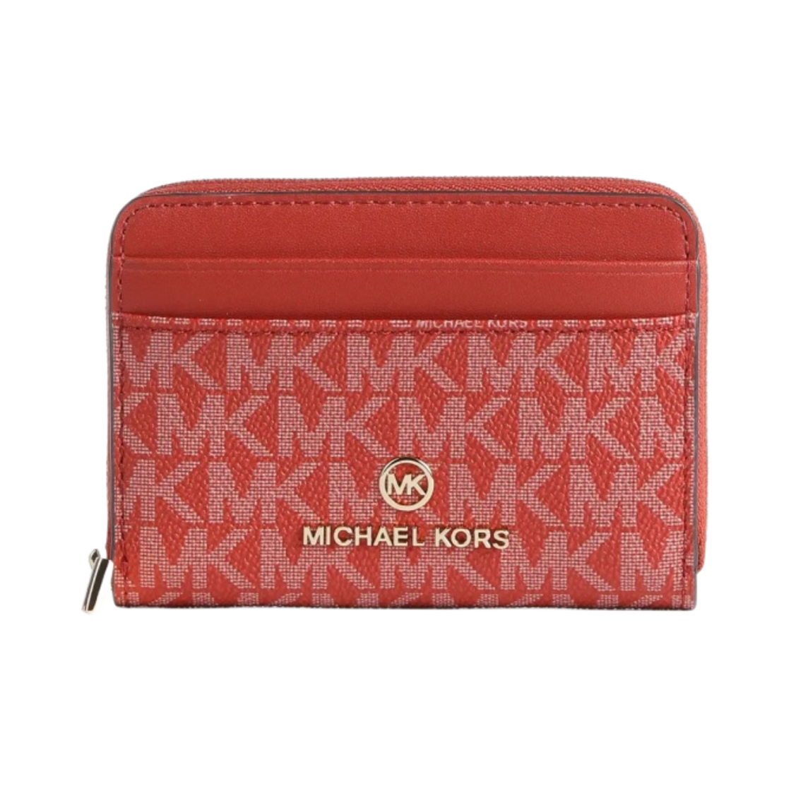 34H1GT9Z1B808 Michael Kors Jet Set Small Logo Wallet Bright Terracotta