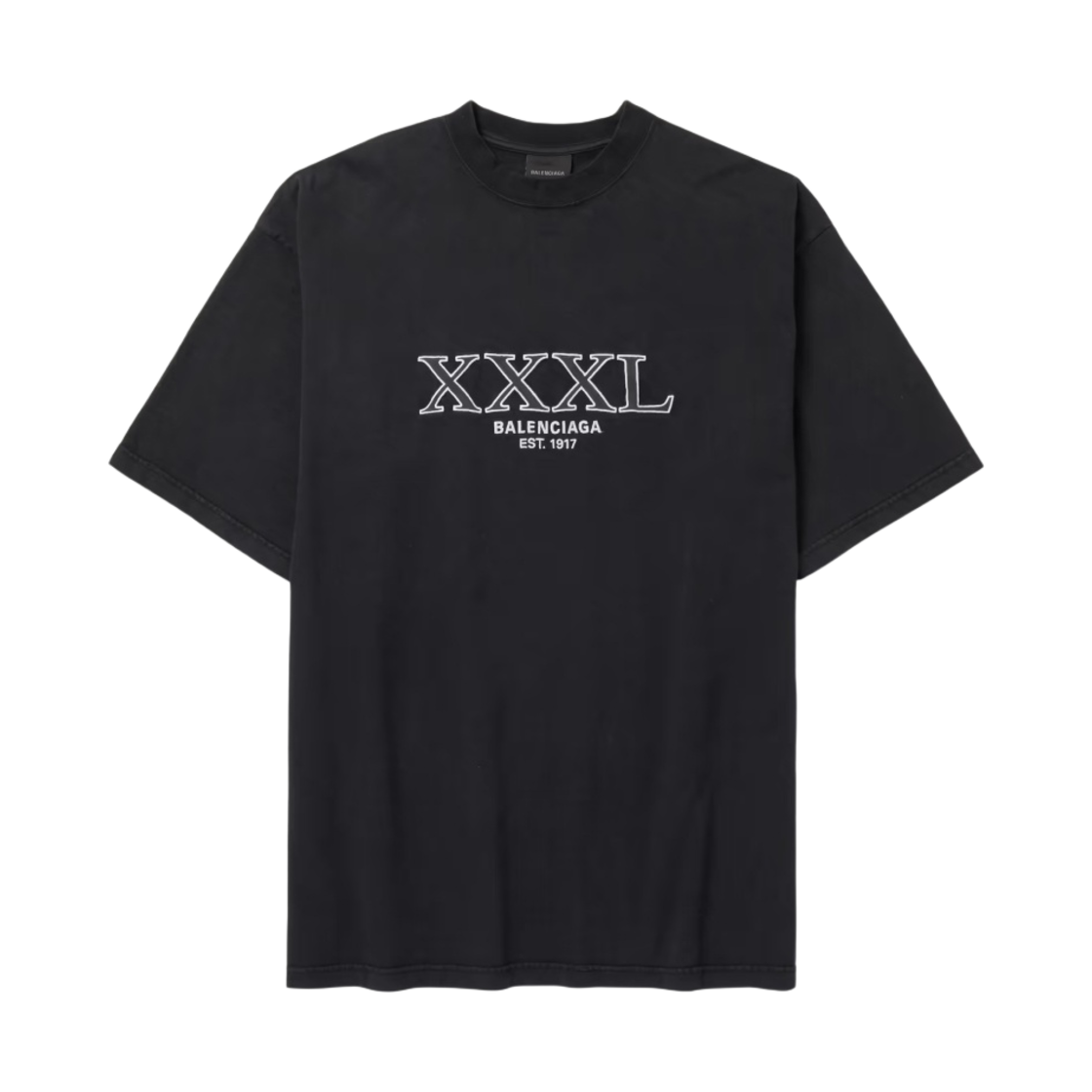 발렌시아가 3XL 티셔츠 블랙