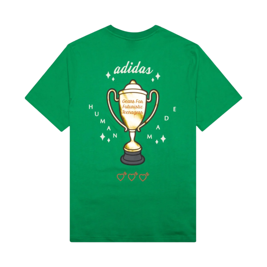 아디다스 x 휴먼 메이드 그래픽 티셔츠 그린 - US 사이즈(Adidas x Human Made Graphic T-Shirt Green - US Sizing) - 1