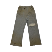 Project G/R 5Pocket Dirty Effect Sweatpants Faded Rust Grey