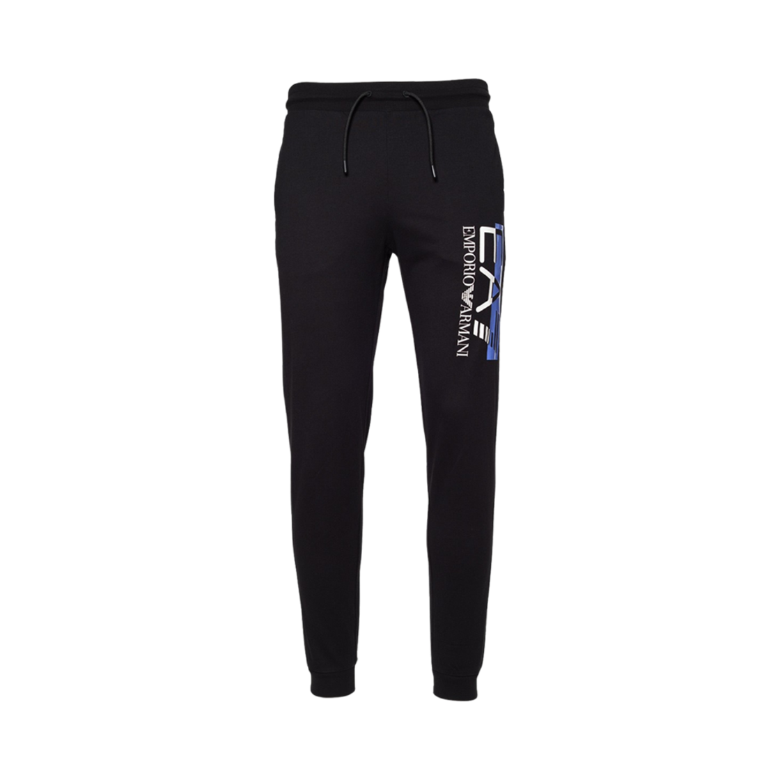 6RPP73PJ05Z1200 Emporio Armani EA7 Logo Print Cotton Track Pants Black