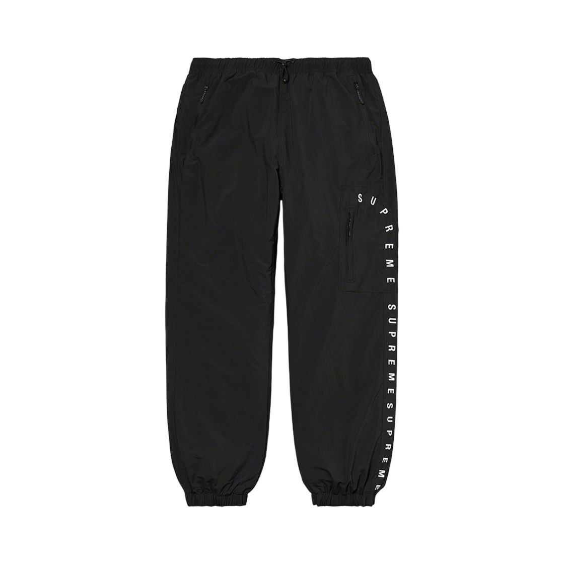 슈프림 커브 로고 립스탑 팬츠 블랙 - 20FW(Supreme Curve Logos Ripstop Pants Black - 20FW) - 1