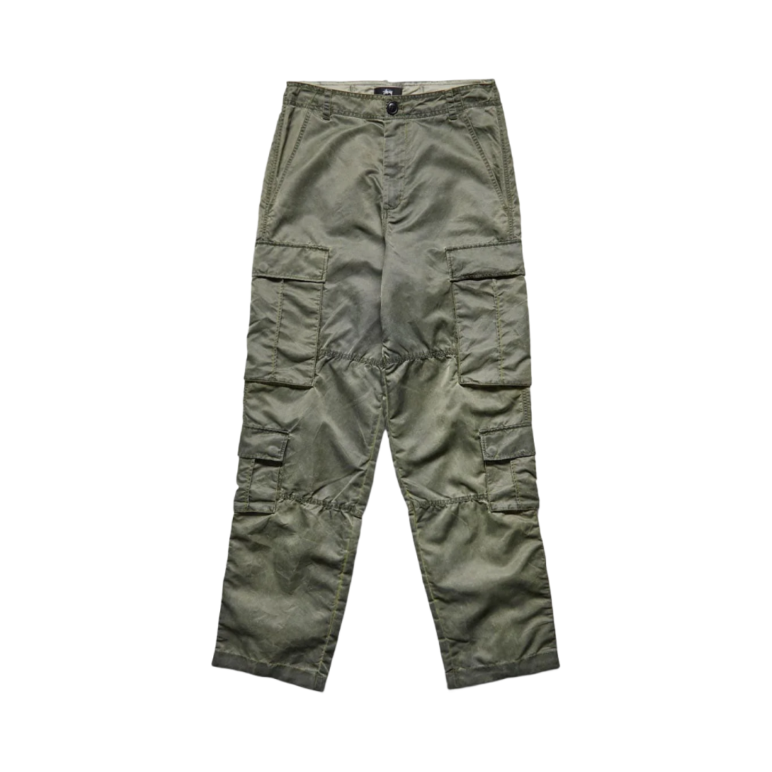 스투시 다이드 나일론 서플러스 카고 팬츠 올리브(Stussy Dyed Nylon Surplus Cargo Pants Olive) - 1