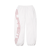 Supreme Spellout Embroidered Track Pants White - 25SS