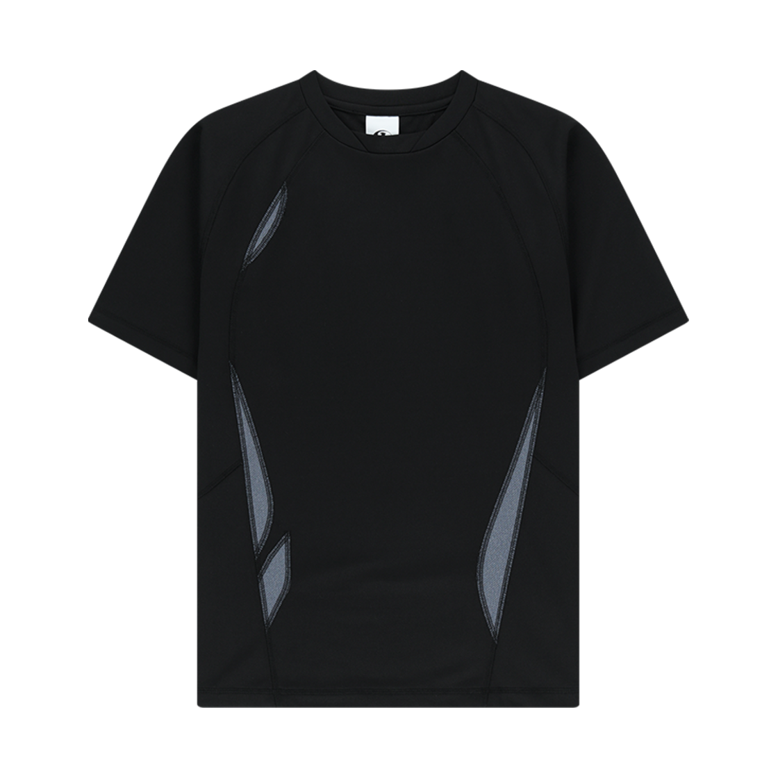 산산기어 팔로잉 패널 티셔츠 블랙(Sansan Gear Flowing Panel T-Shirt Black)