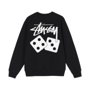Stussy Dice Crew Black