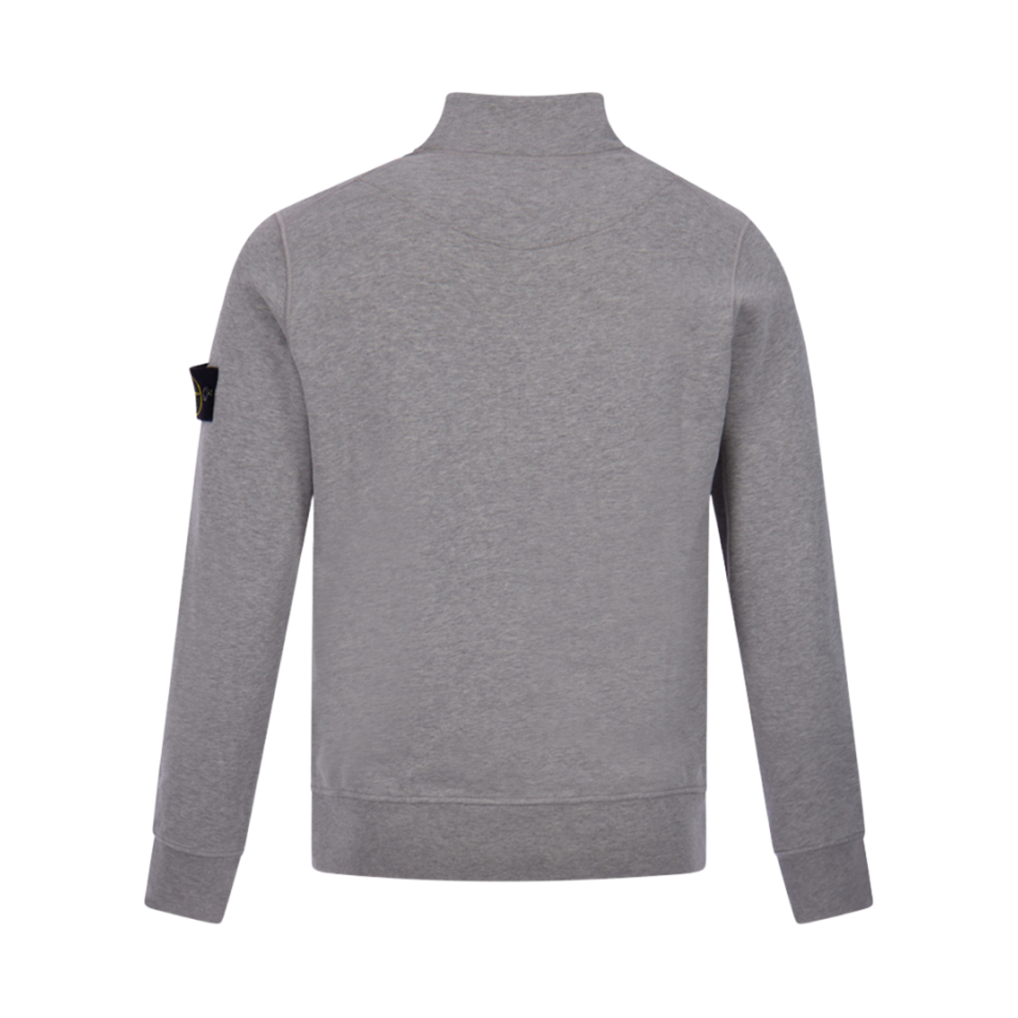 스톤 아일랜드 61920 브러쉬드 코튼 가먼트 다이드 하프 집 스웨트셔츠 멜란지 그레이 - 22FW(Stone Island 61920 Brushed Cotton Garment Dyed Half Zip Sweatshirt Melange Grey - 22FW) - 2