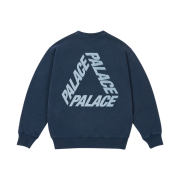 Palace Pigment P3 Crew Navy - 25SS