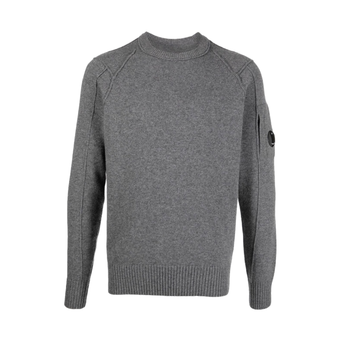C.P. 컴퍼니 램스울 점퍼 멜란지 그레이 - 22FW(C.P. Company Lambswool Jumper Melange Grey - 22FW) - 1