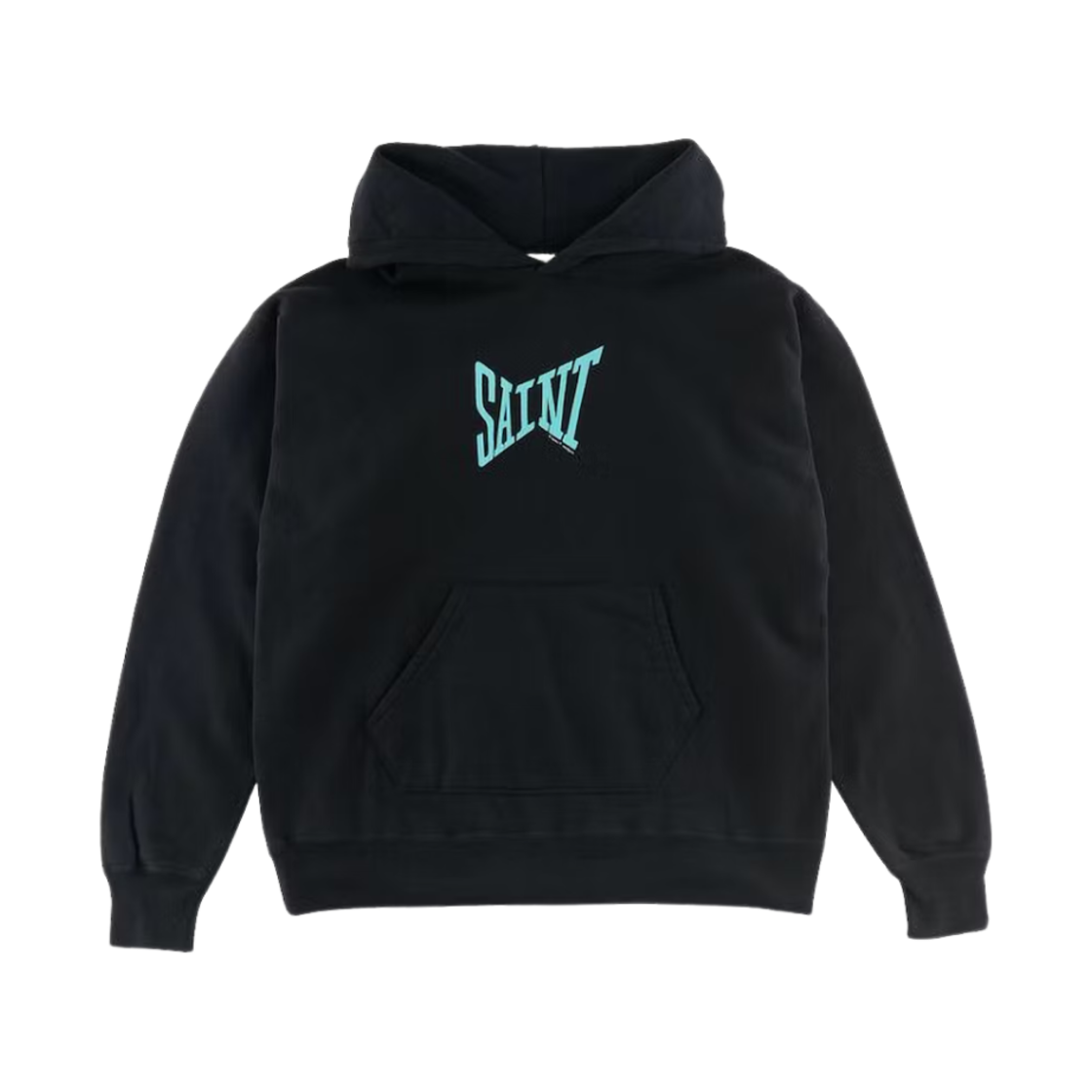세인트 마이클 세인트 후드 블랙 블루 - 23SS(Saint Mxxxxxx Saint Hoodie Black Blue - 23SS) - 1