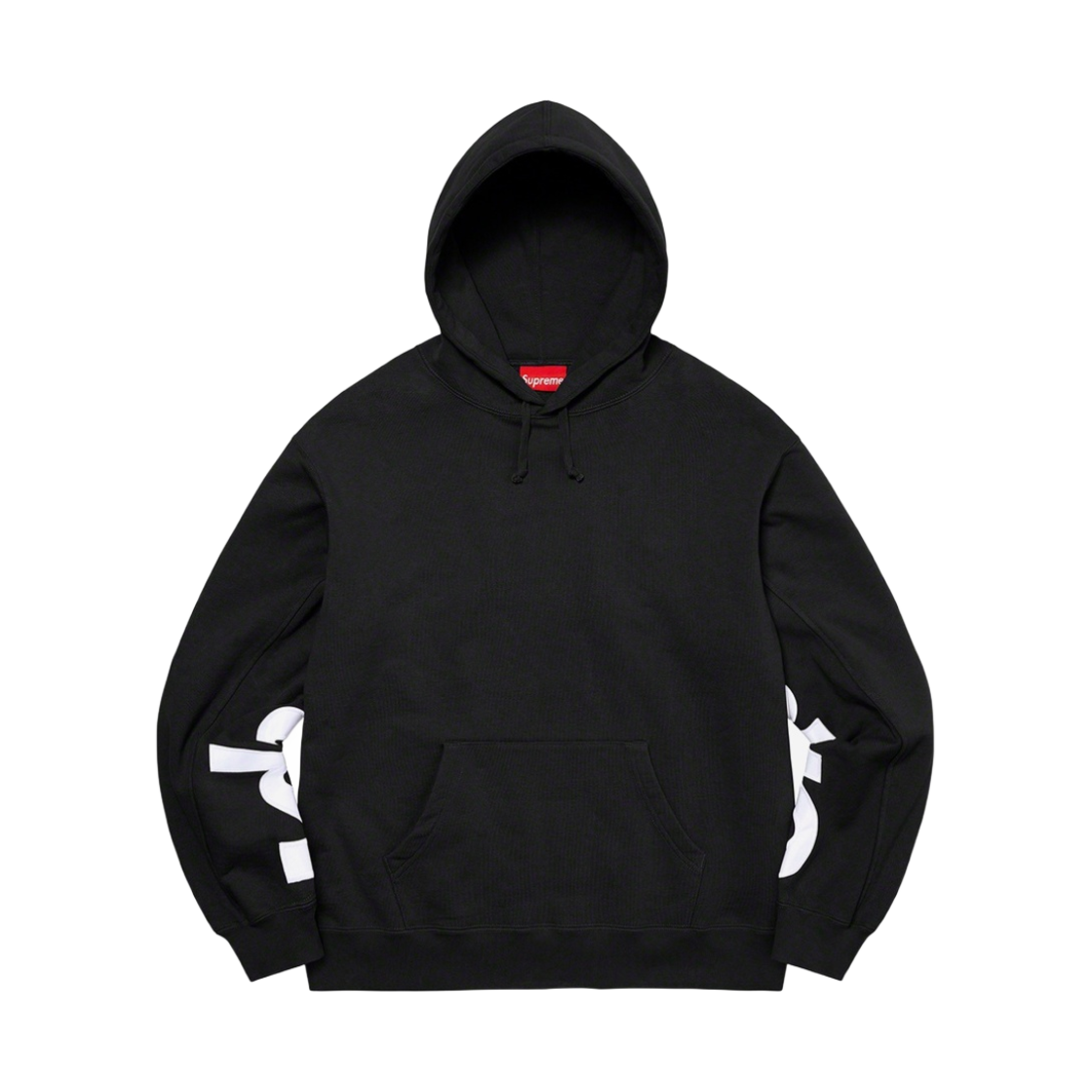 - Supreme Cropped Panels Hooded Sweatshirt Black - 22SS