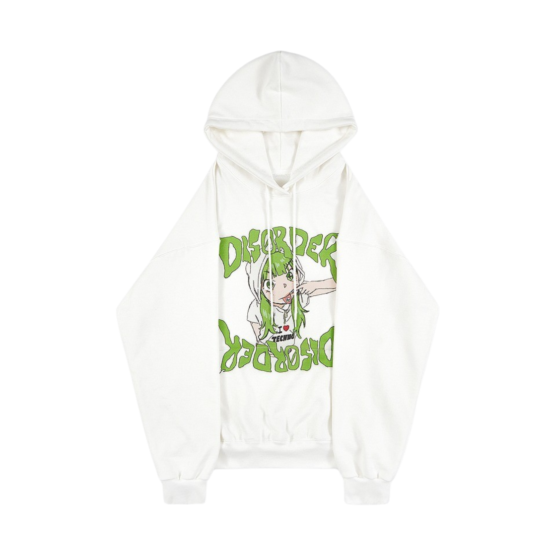 ◆SUNDAYOFFCLUB◆ I Love Techno Hoodie Off White HOODIE SUNDAY OFF CLUB】I LOVE TECHNO HOODIE | OUR BRAND,SUNDAY OFF