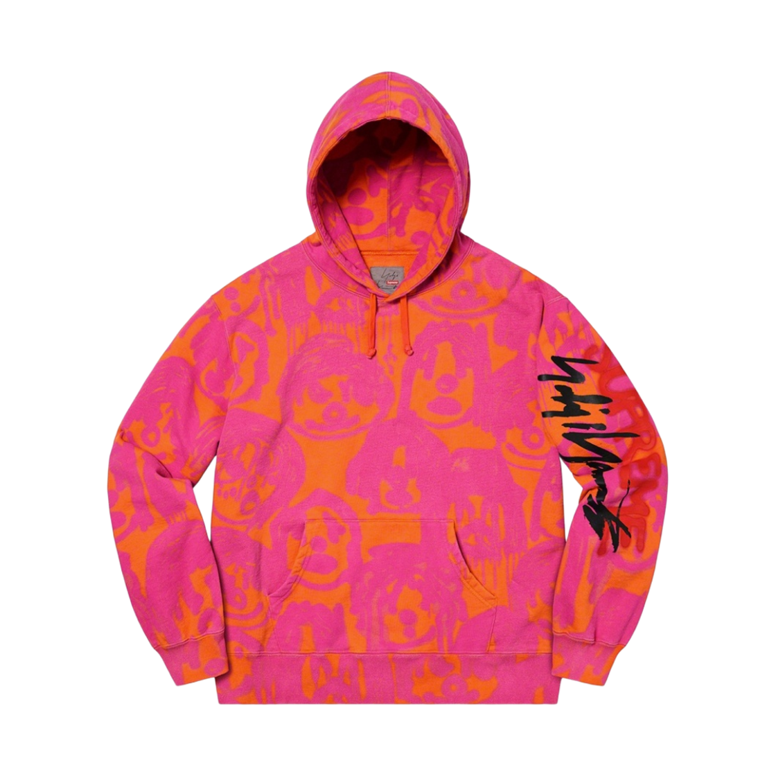슈프림 x 요지 야마모토 후드 스웨트셔츠 오렌지 - 20FW(Supreme x Yohji Yamamoto Hooded Sweatshirt Orange - 20FW) - 1