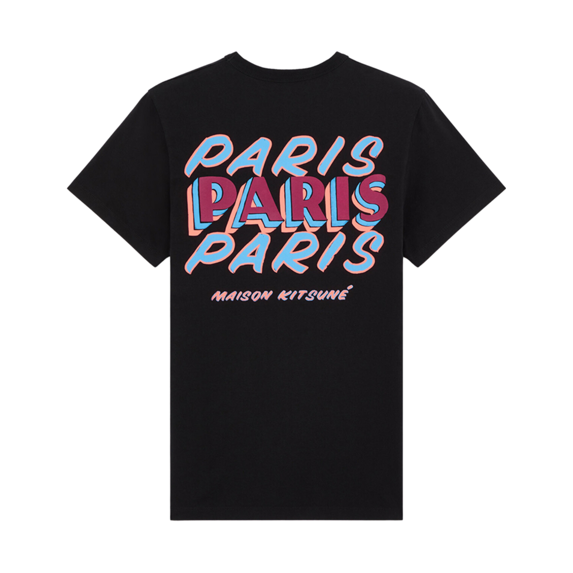 메종 키츠네 티셔츠 벤 클레베이 블랙(Maison Kitsune T-Shirt Ben Klevay Black) - 1