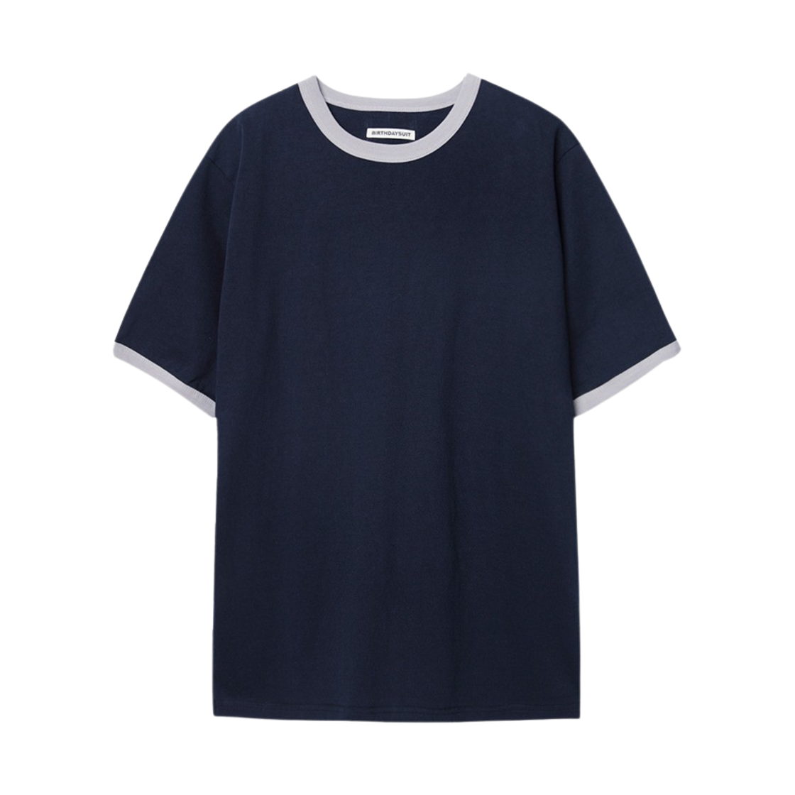 KM4BTSSBS21NY Birthdaysuit Ringer T-Shirt Navy