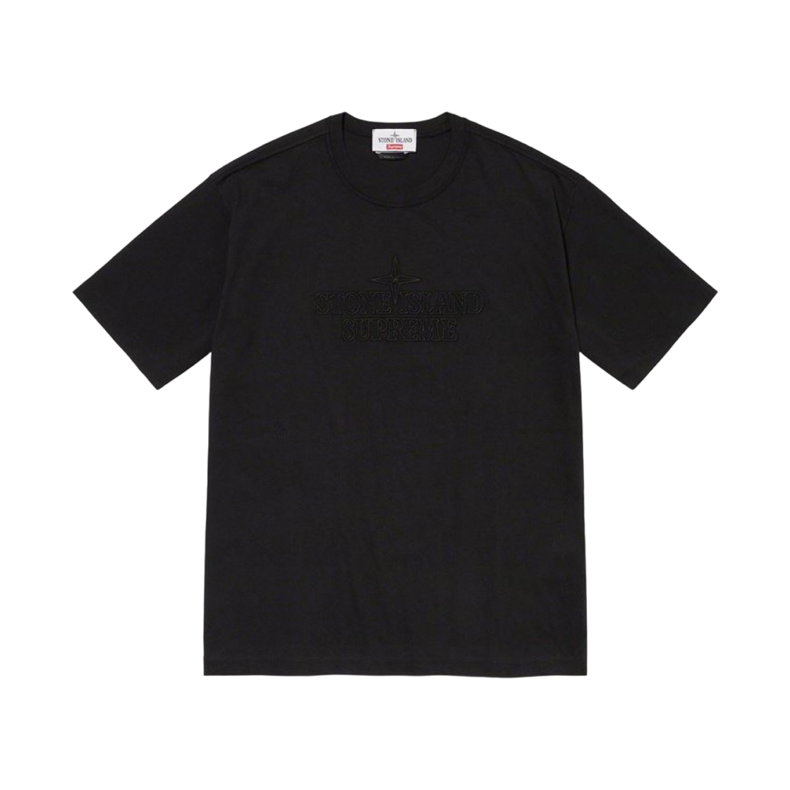 限定コラボ【Stone  x Supreme】刺繍ロゴTshirt Dark Blue SUPREME
