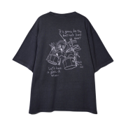 NONFLOOR Best Rock Band T-Shirt Washed Charcoal