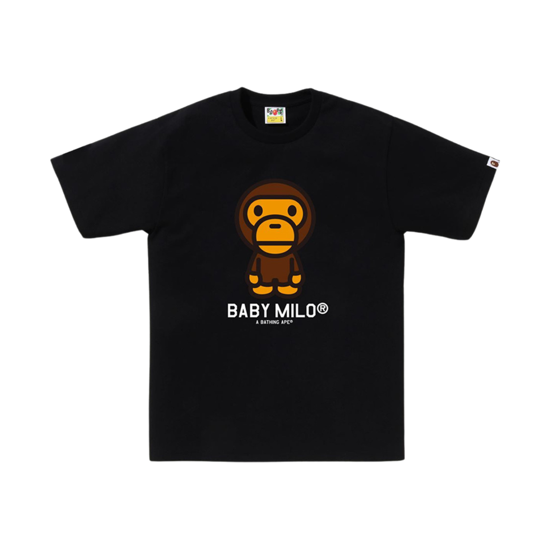 - BAPE Baby Milo T-Shirt Black - 대표 이미지 #1