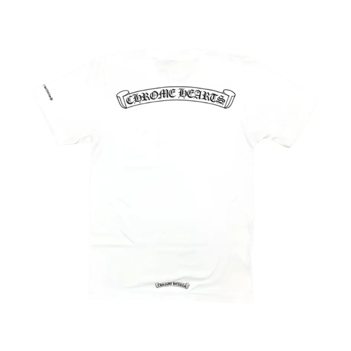 크롬하츠 스크롤 로고 티셔츠 화이트(Chrome Hearts Scroll Logo T-Shirt White)