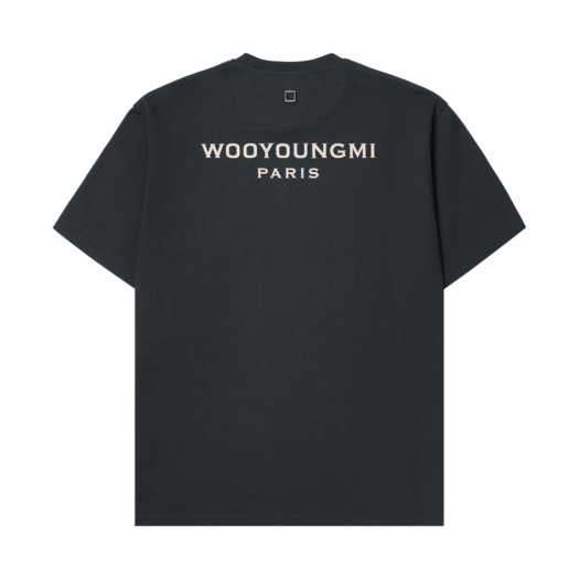 Wooyoungmi Cotton Back Logo T-Shirt Gray - 24FW