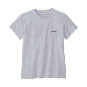 (W) Patagonia P-6 Logo Responsibili-Tee White