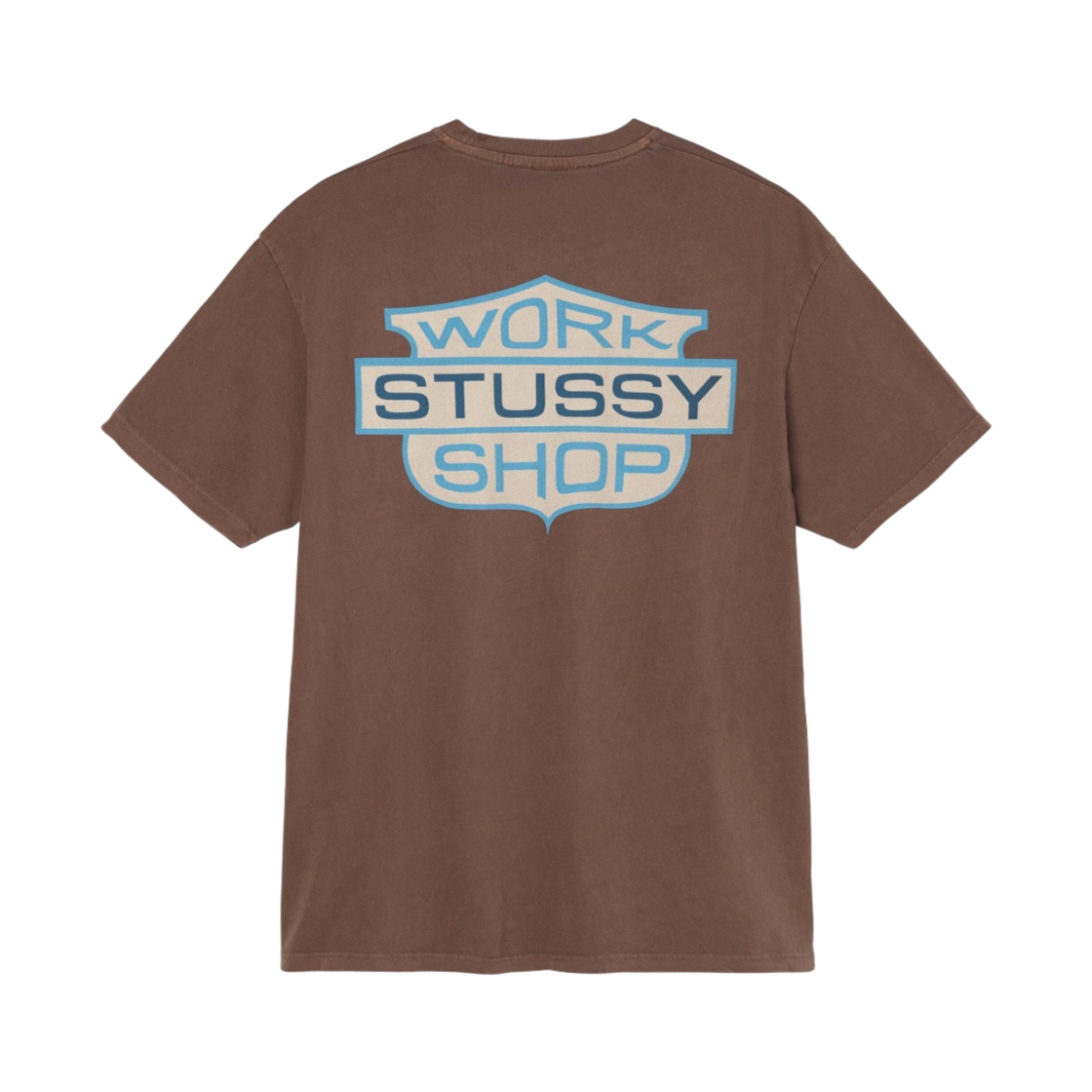 스투시 x 아워레가시 배지 티셔츠 모카
