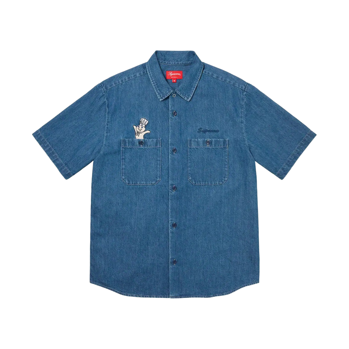 슈프림 도우보이 숏슬리브 워크 셔츠 데님 - 22FW(Supreme Doughboy S/S Work Shirt Denim - 22FW) - 2