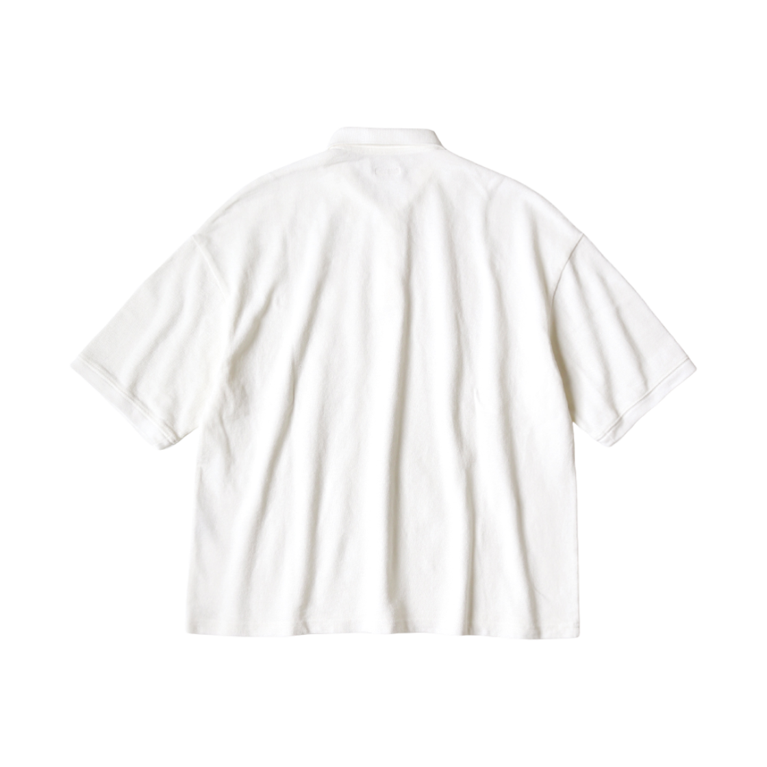 캐피탈 드라이 피케 박스 폴로 피아노 자수 화이트(Kapital Dry Pique Box Polo Piano Embroidery White) - 2