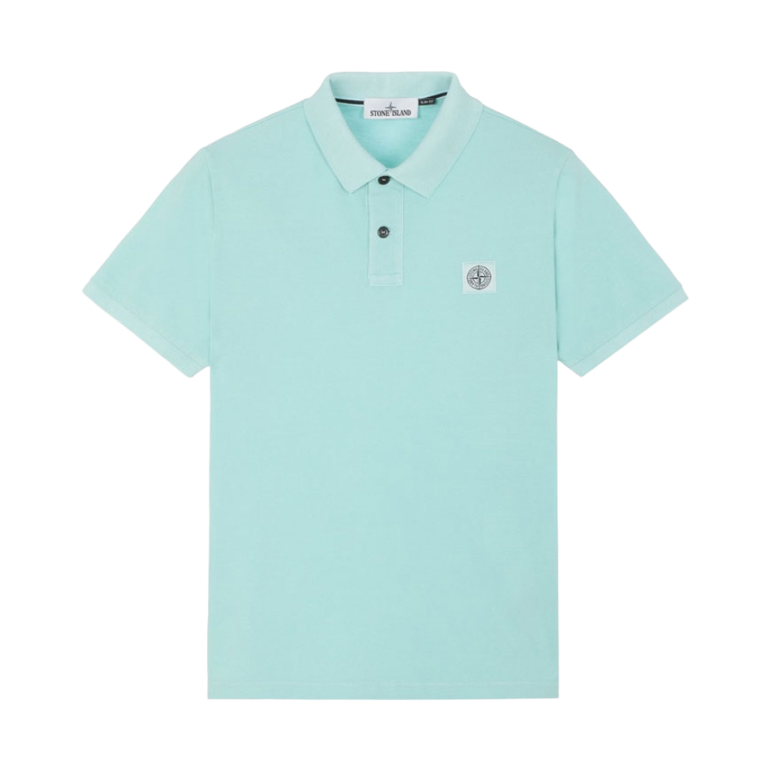 스톤 아일랜드 22S67 피그먼트 다이드 폴로 셔츠 다크 그레이 21FW