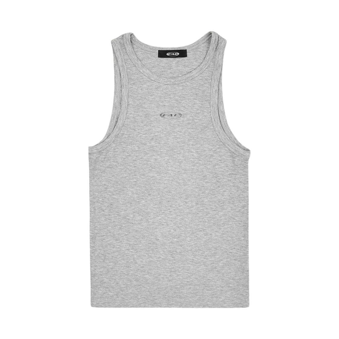 S30433 FAD Basic Ribbed Sleeveless Melange