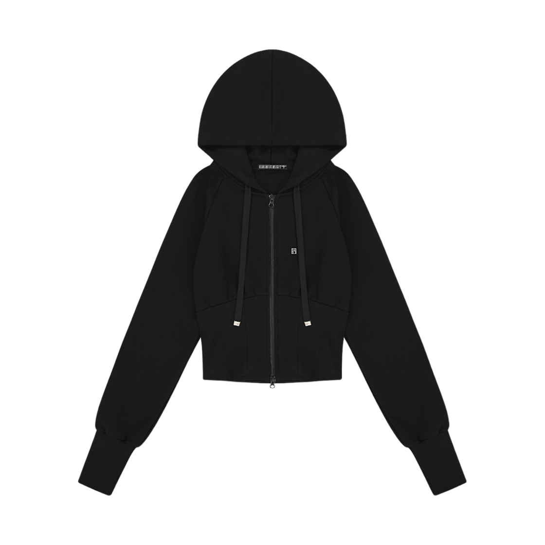 (W) 보헤미안 서울 코르셋 후드 집업 블랙((W) Bohemian Seoul Corset Hood Zip Up Black)