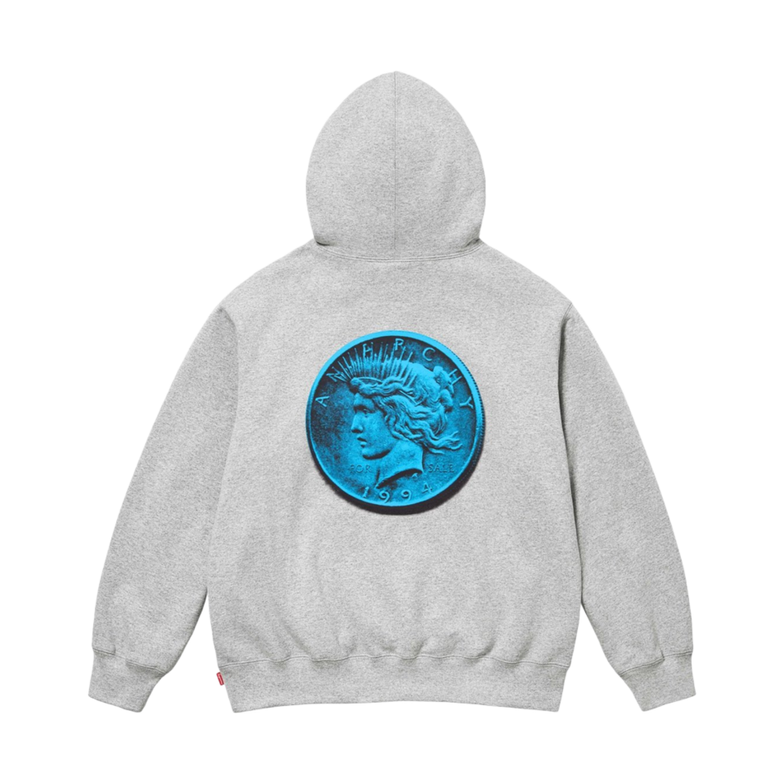 - Supreme Anarchy Hooded Sweatshirt Heather Grey - 24FW