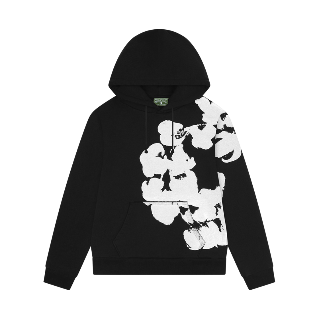 데님 티어스 비기 코튼 리쓰 스웨트셔츠 블랙(Denim Tears Biggie Cotton Wreath Sweatshirt Black)