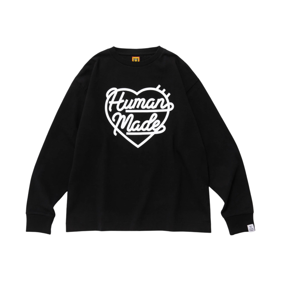휴먼 메이드 하트 롱슬리브 티셔츠 블랙(Human Made Heart L/S T-Shirt Black) - 1