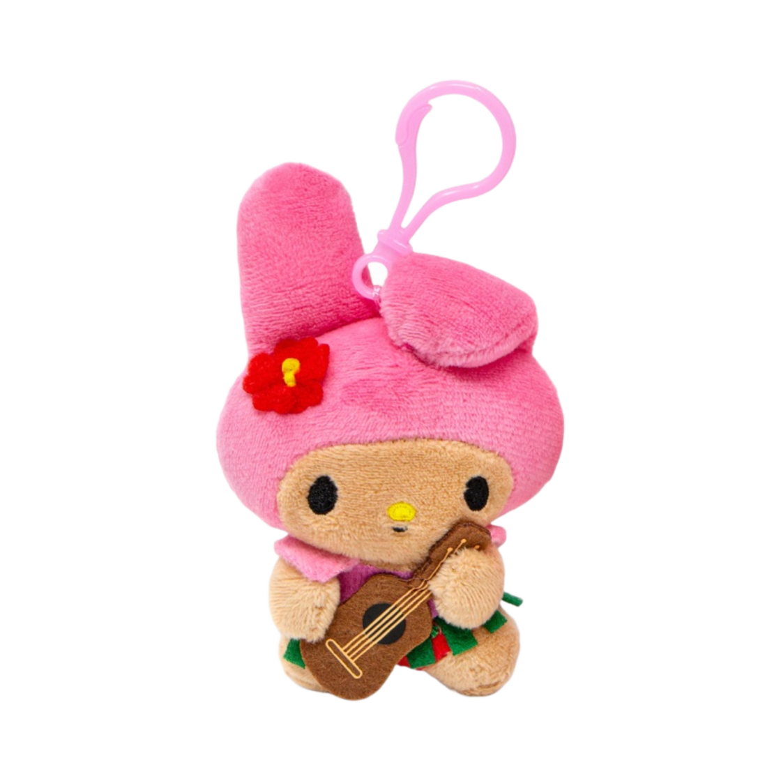 산리오 마이 멜로디 우쿨렐레 4인치 하와이 시리즈 플러시(Sanrio My Melody Ukulele 4" Hawaii Series Plush)
