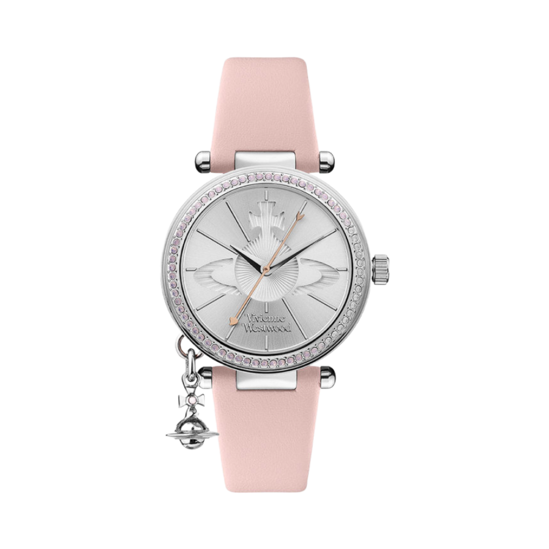 VV006SLPK (W) Vivienne Westwood Orb Silver Pale Pink