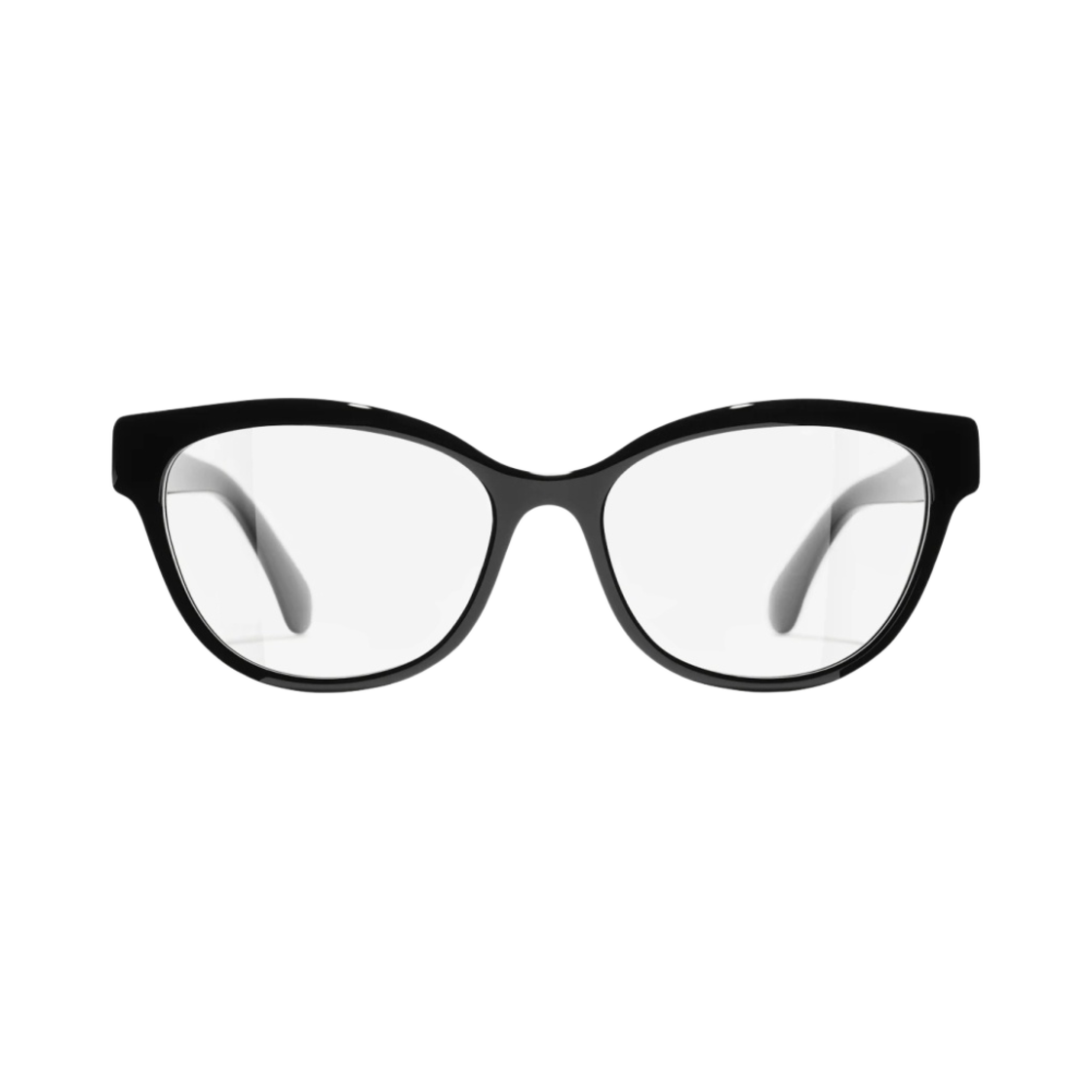 샤넬 버터플라이 프레임 아세테이트 글래스 펄 & 블랙(Chanel Butterfly Eyeglasses Acetate Glass Pearls & Black) - 1