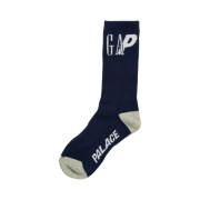 Palace x Gap Crew Sock Navy - 24SS
