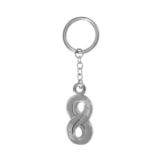 Palace Chain Link Keyring Silver - 24FW